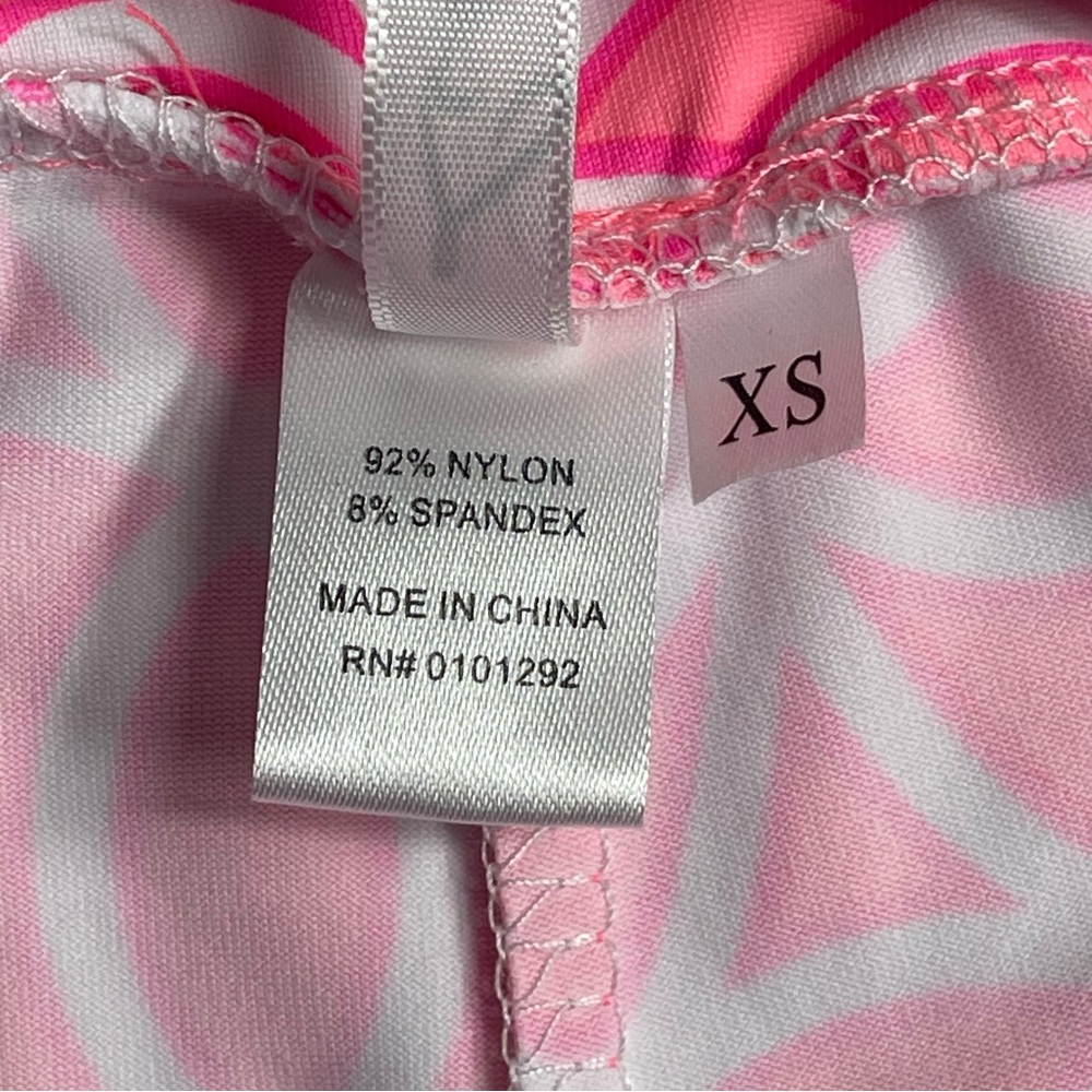 LULU B Women's Athletic Pickelball Tennis Skort Bright Pink Geometric Size XS - Picture 6 of 9